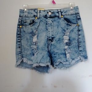 Ripped short new with tags